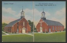 Catholic chapel; Protestant chapel, Marine Base, Camp Lejeune, N.C.